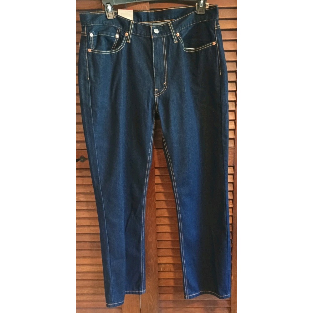 NWT Levi's 514 Jeans 36 X 30 Denim Dark Wash